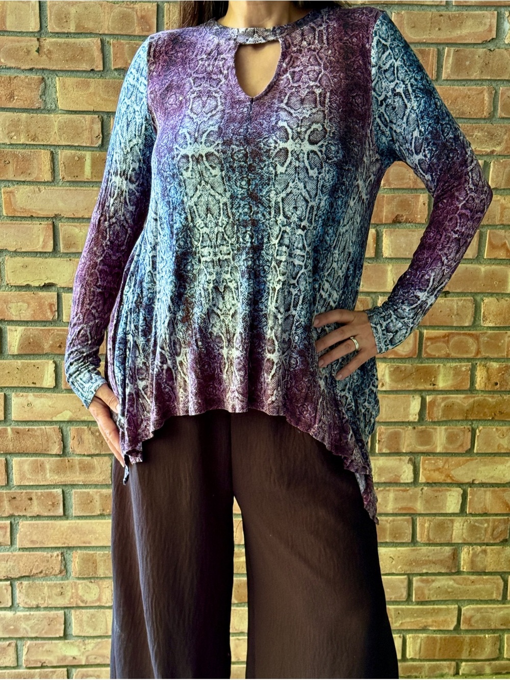 Sexy and comfy tunic top